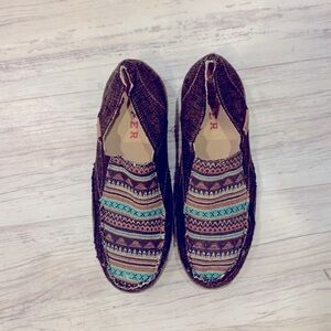 Roper Aztec western slip on shoe size 7.5